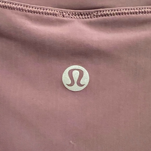Purple lululemon shirt with cross back - Picture 2 of 3